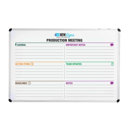 Custom Whiteboard - New Signs