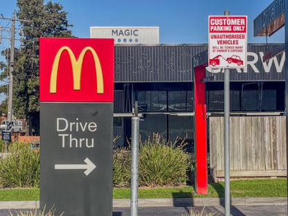 Customer Parking Only Unauthorised Vehicles Will Be Towed Sign - New Signs
