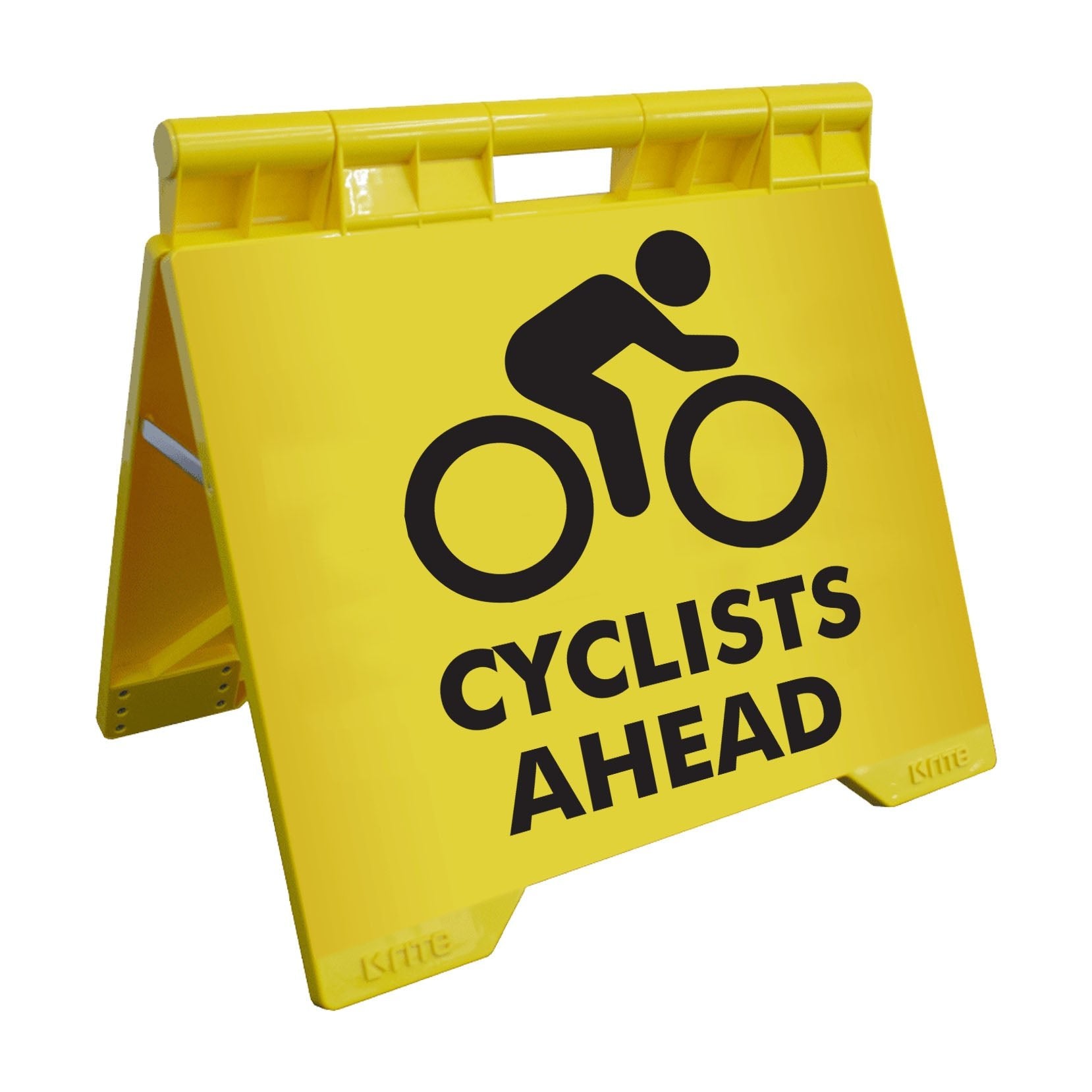 Cyclists Ahead - Evarite A - Frame Sign - New Signs