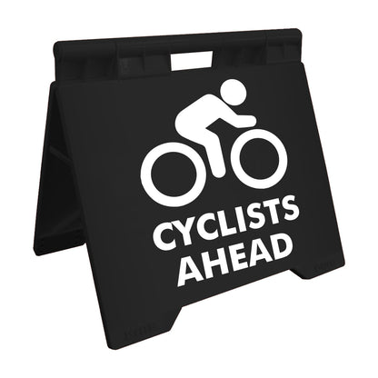 Cyclists Ahead - Evarite A - Frame Sign - New Signs