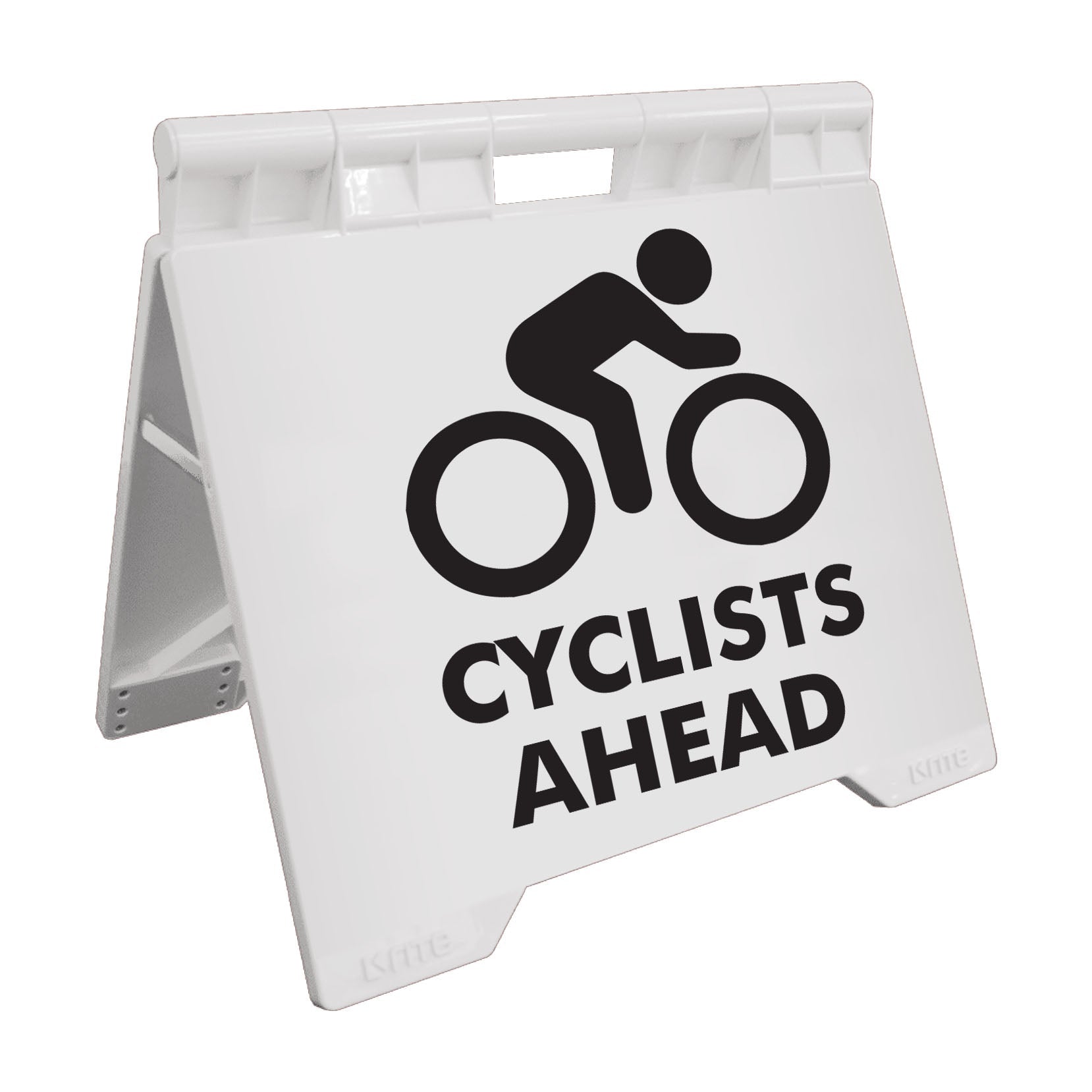 Cyclists Ahead - Evarite A - Frame Sign - New Signs