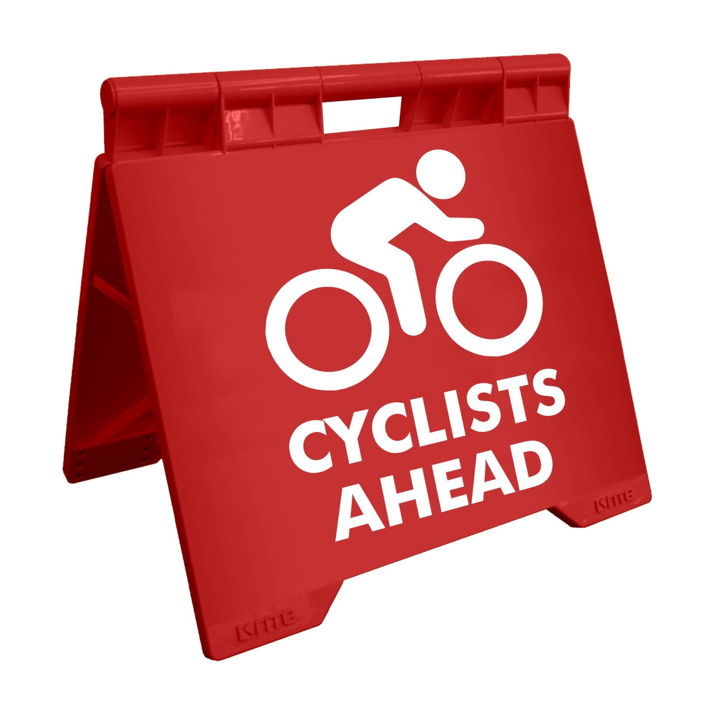 Cyclists Ahead - Evarite A - Frame Sign - New Signs