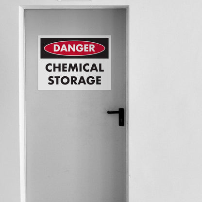 Danger Chemical Storage Sign - New Signs