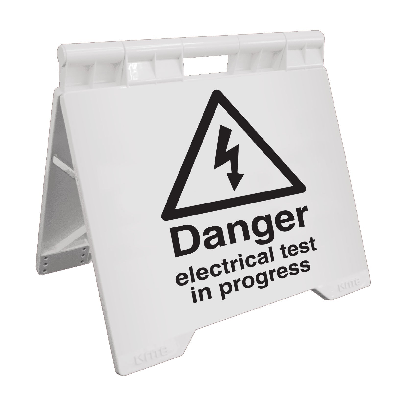 Danger Electrical Test In Progress - Evarite A - Frame Sign - New Signs