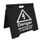 Danger Electrical Test In Progress - Evarite A - Frame Sign - New Signs
