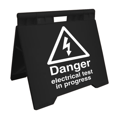 Danger Electrical Test In Progress - Evarite A - Frame Sign - New Signs