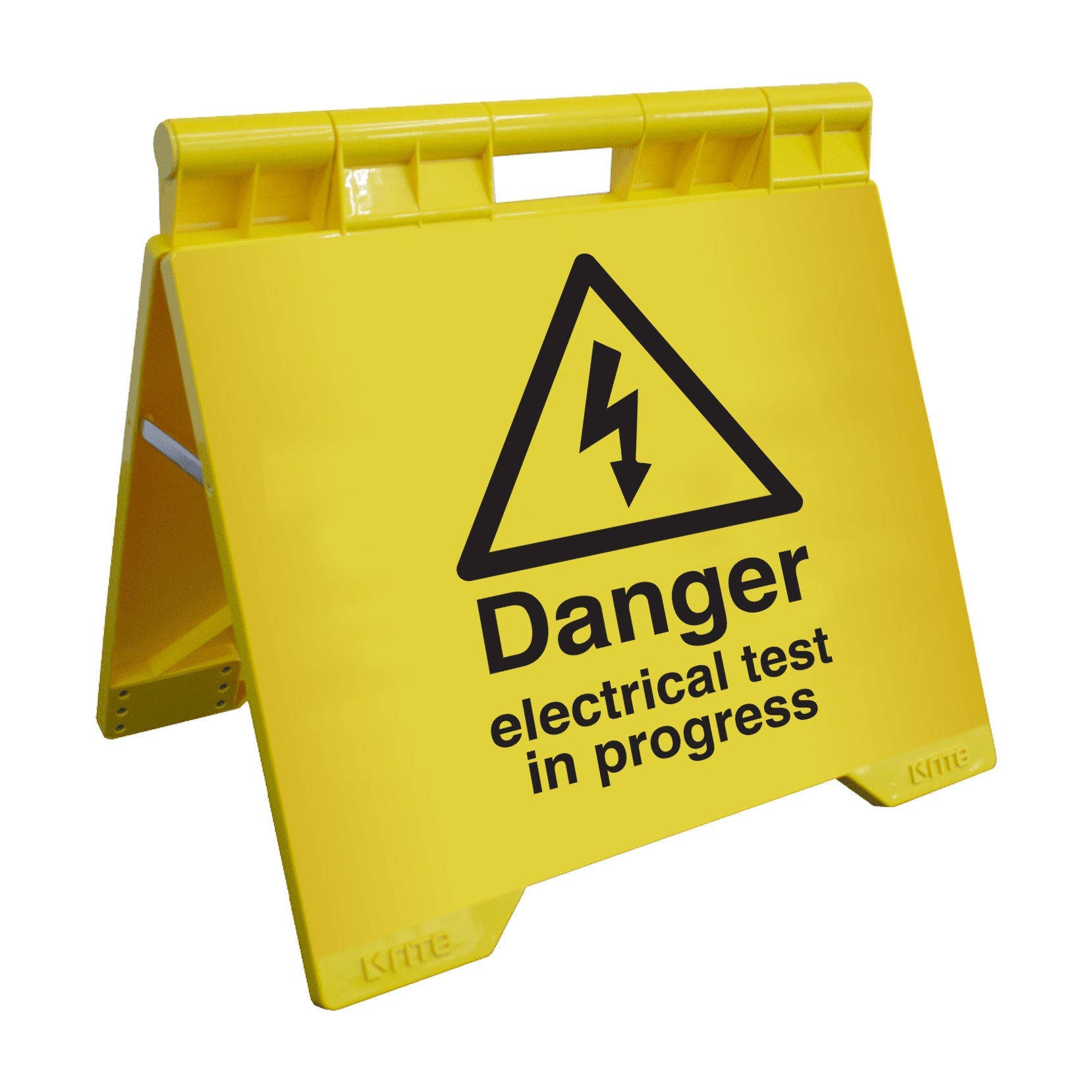 Danger Electrical Test In Progress - Evarite A - Frame Sign - New Signs