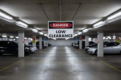 Danger Low Clearance Sign - New Signs