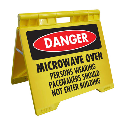 Danger Microwave Oven - Evarite A - Frame Sign - New Signs