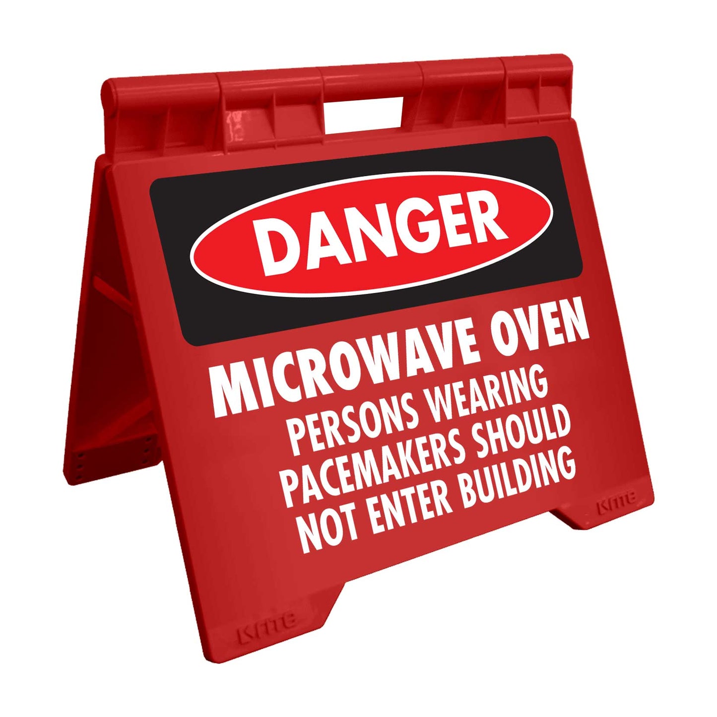 Danger Microwave Oven - Evarite A - Frame Sign - New Signs