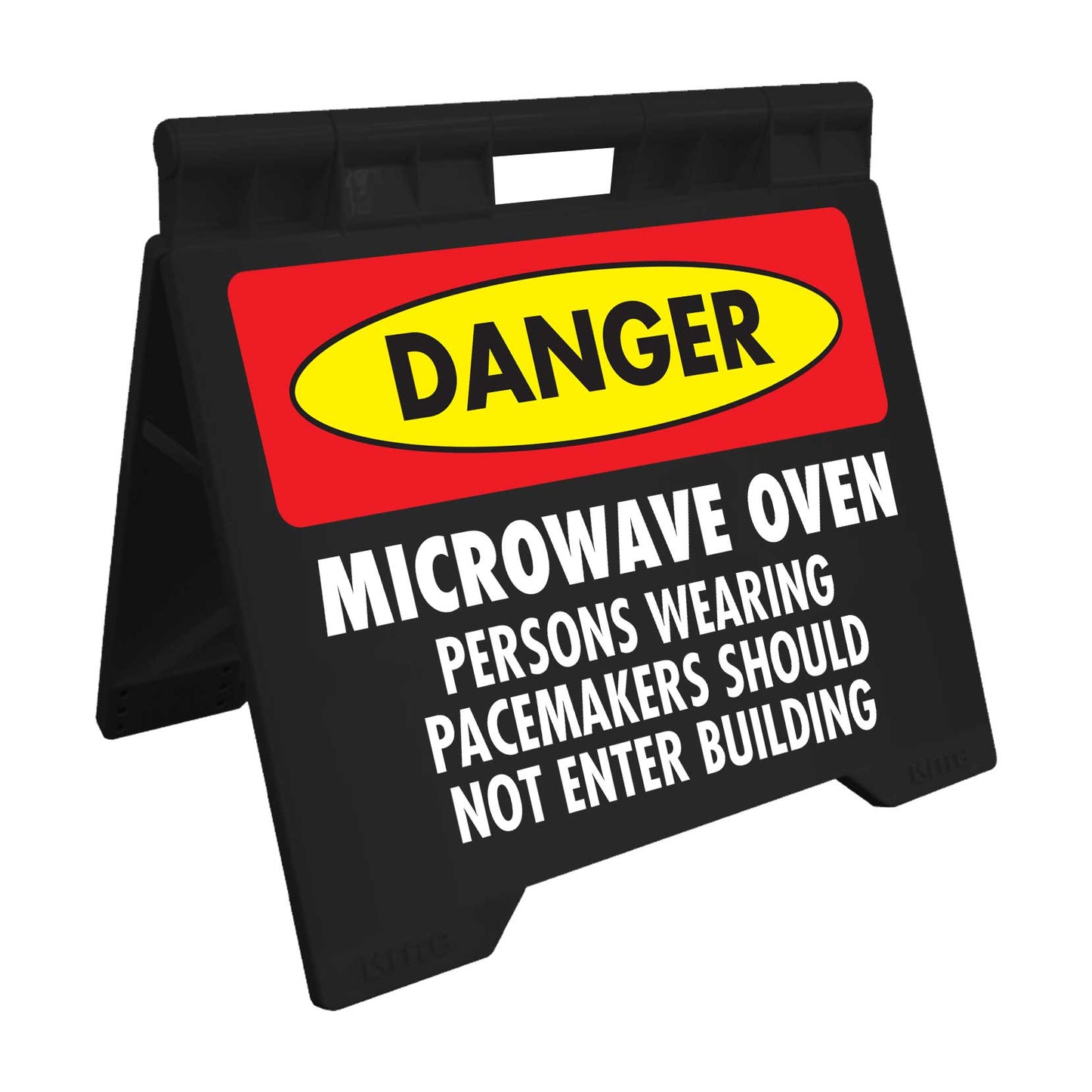 Danger Microwave Oven - Evarite A - Frame Sign - New Signs