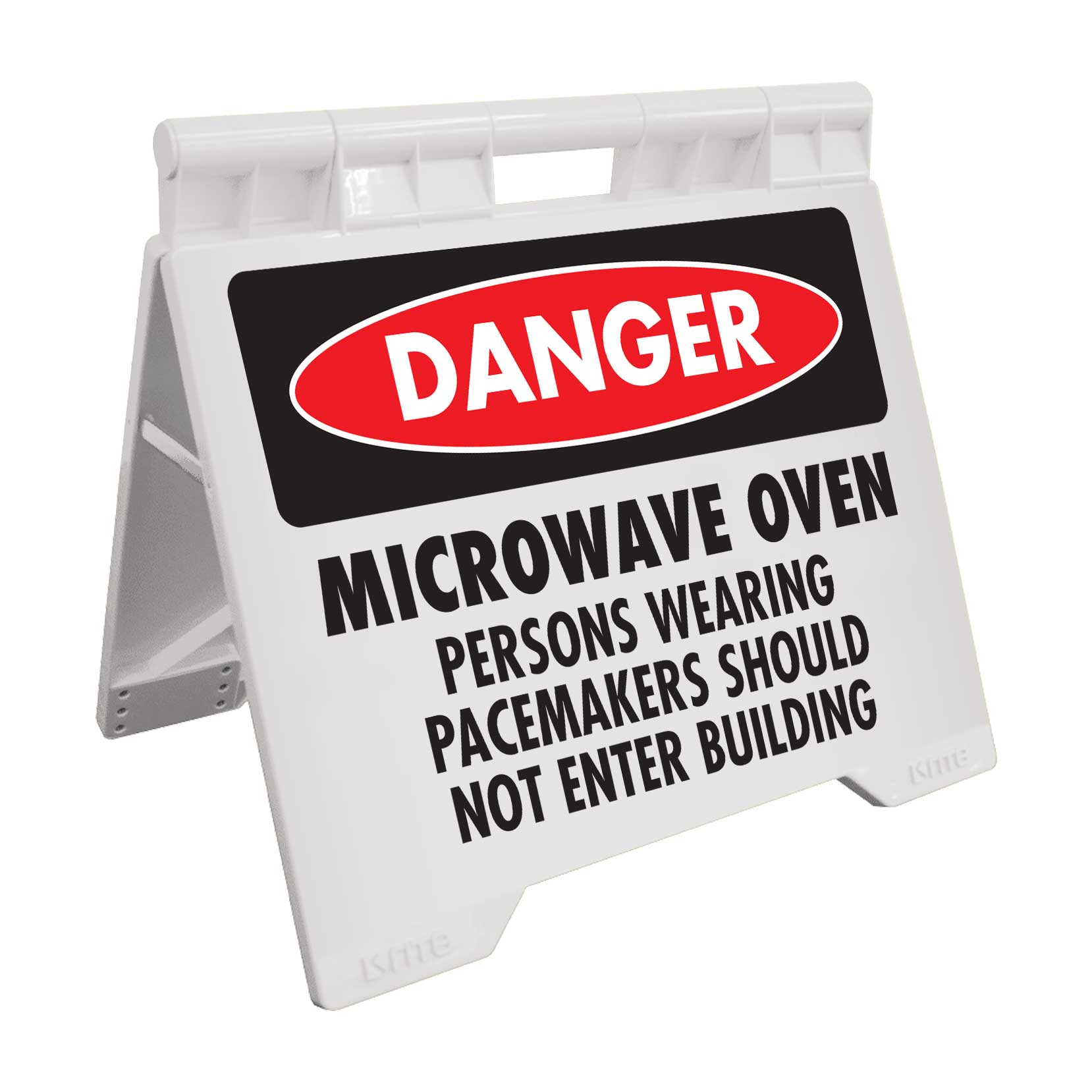 Danger Microwave Oven - Evarite A - Frame Sign - New Signs