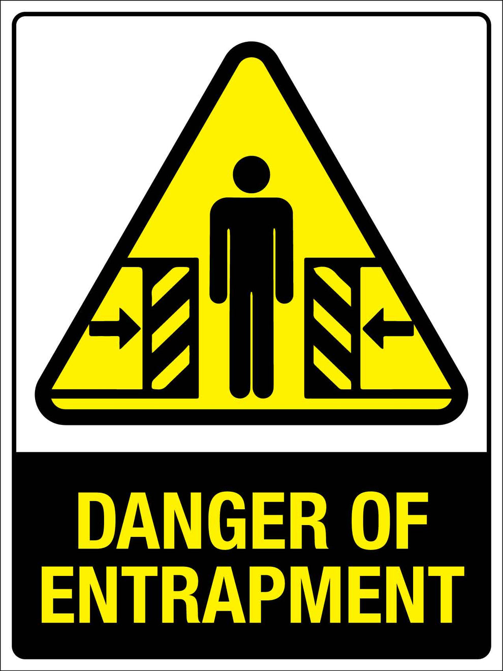 Danger Of Entrapment Sign – New Signs