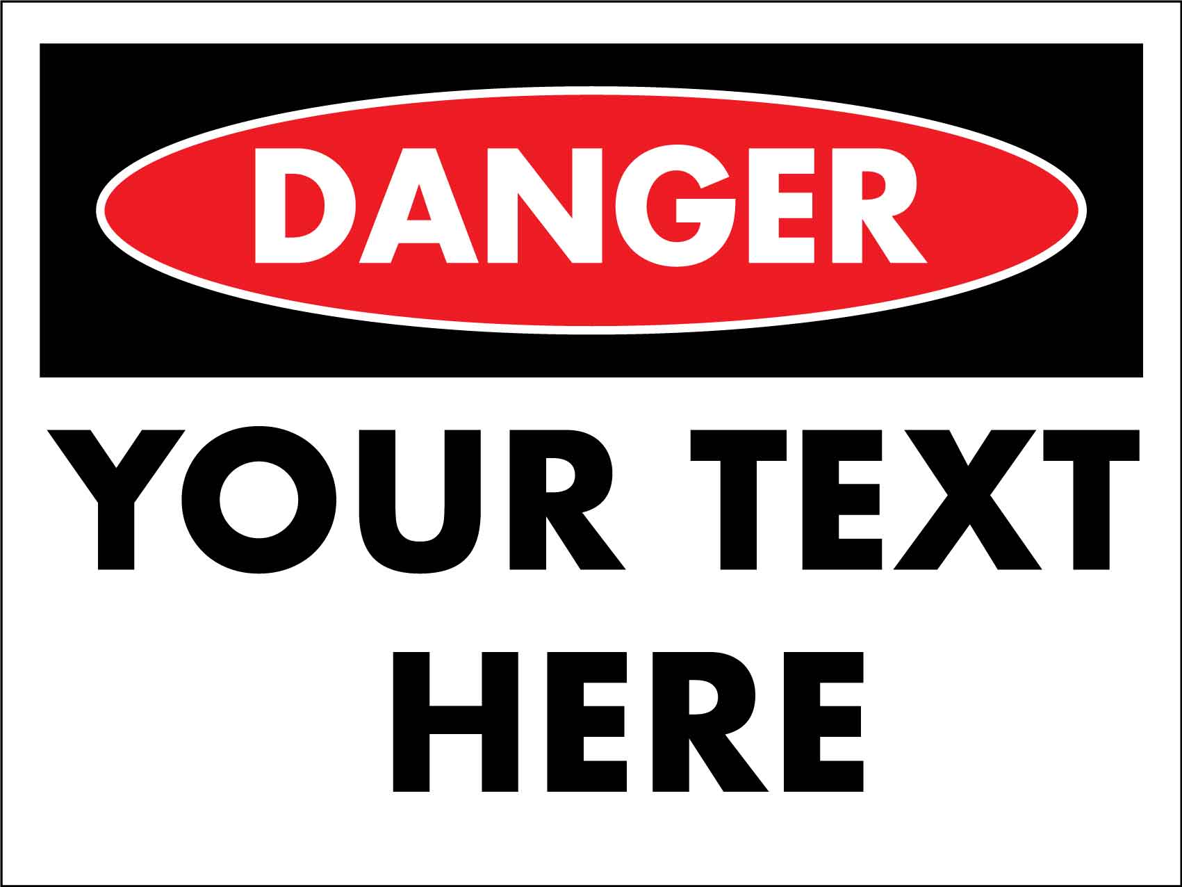 Tdanger Signs Danger Sign - Custom – New Signs