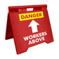 Danger Workers Above - Evarite A - Frame Sign - New Signs