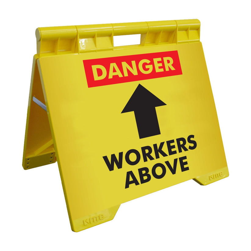Danger Workers Above - Evarite A-Frame Sign – New Signs