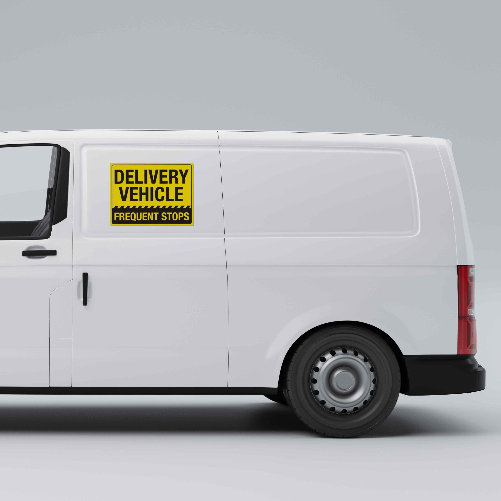 Delivery Vehicle Frequent Stops Magnetic Vehicle Sign – New Signs