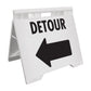 Detour Left - Evarite A - Frame Sign - New Signs