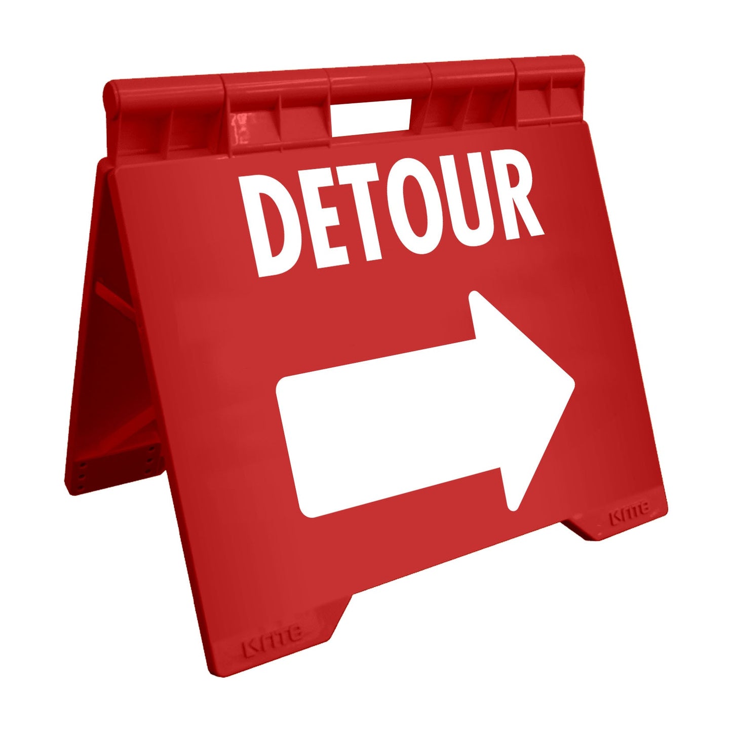 Detour Right - Evarite A - Frame Sign - New Signs