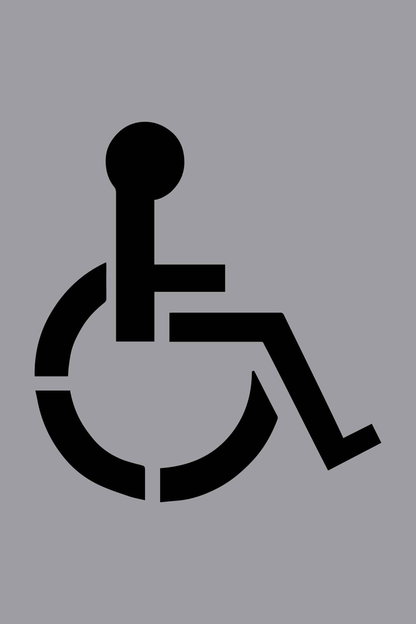 Disabled Parking - Aluminium Composite Stencil - New Signs