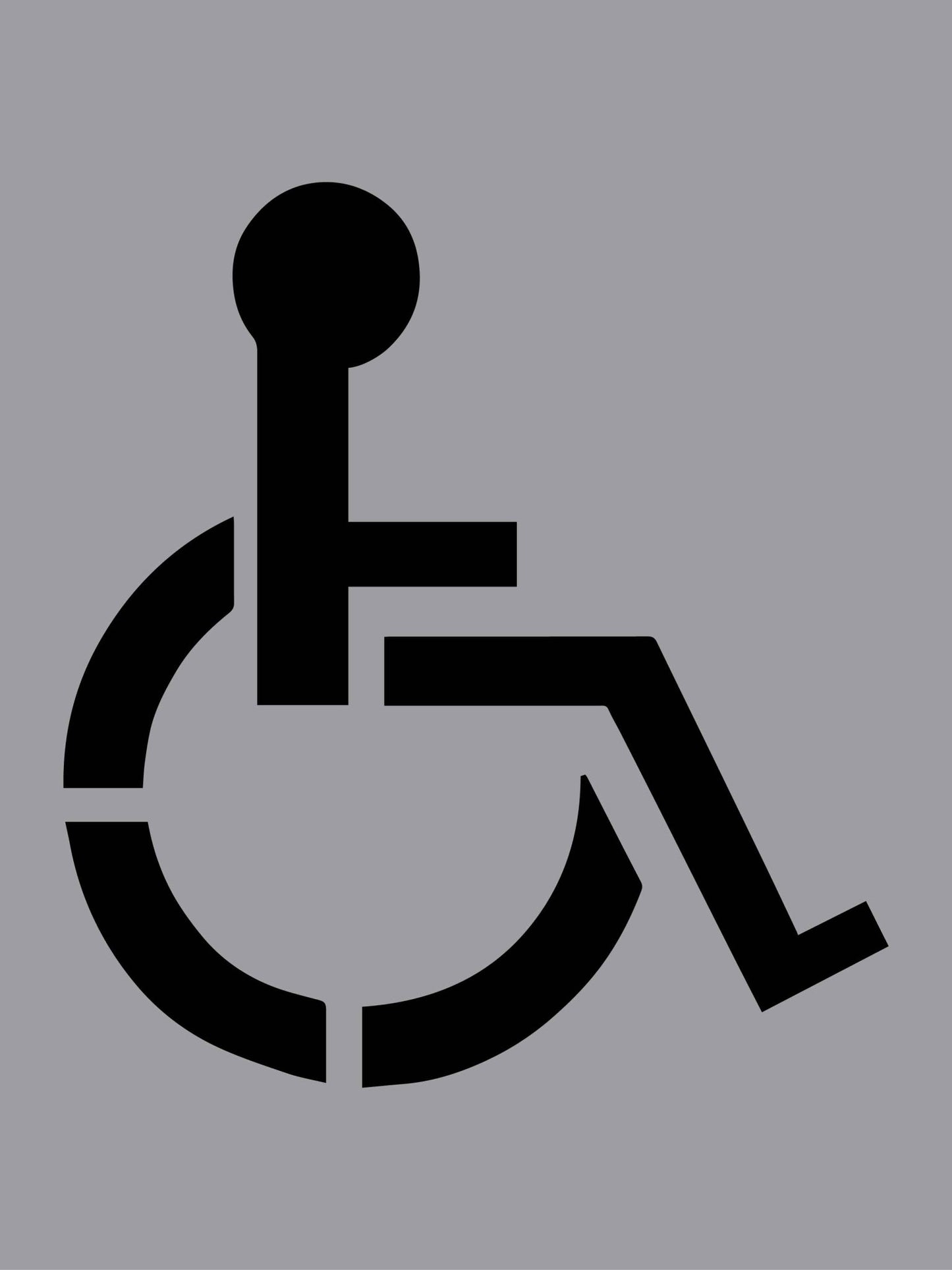 Disabled Parking - Aluminium Composite Stencil - New Signs