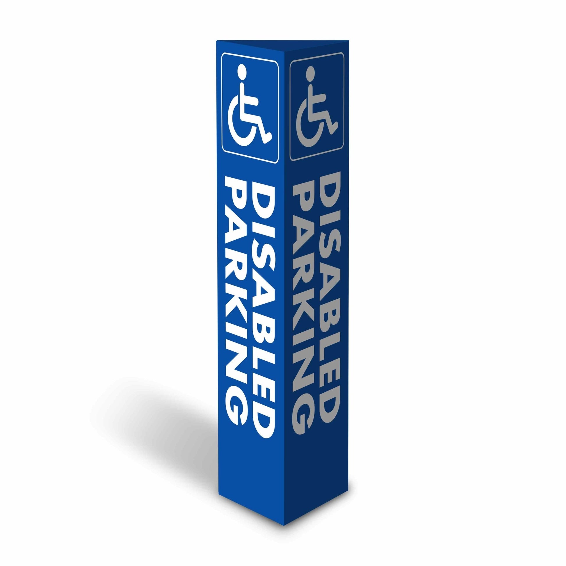 Disabled Parking - Corflute Bollard Cover - New Signs