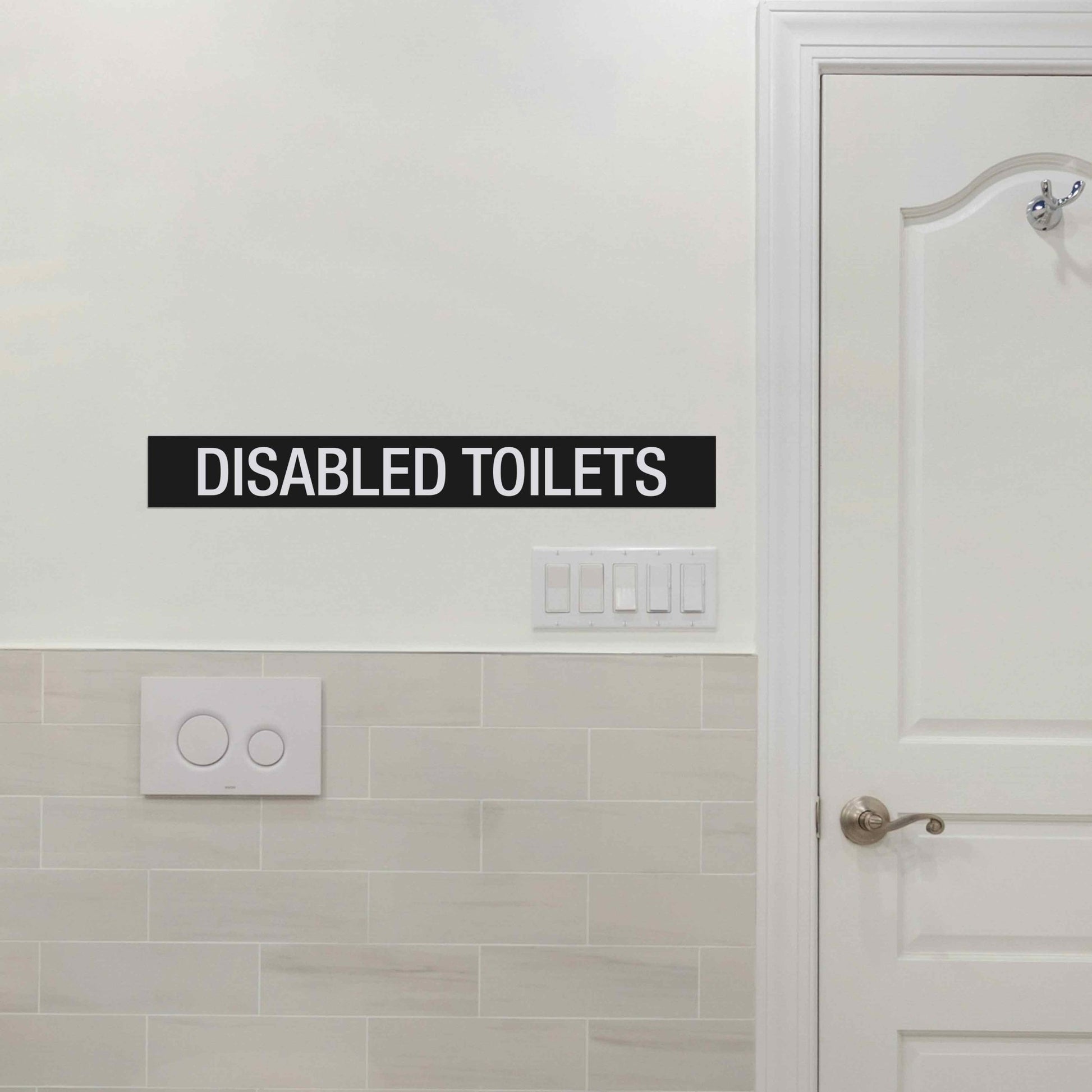 Disabled Toilets - Statutory Sign - New Signs