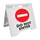 Do Not Enter - Evarite A - Frame Sign - New Signs