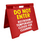 Do Not Enter Restroom Temporarily Closed For Cleaning - Evarite A - Frame Sign - New Signs