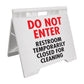 Do Not Enter Restroom Temporarily Closed For Cleaning - Evarite A - Frame Sign - New Signs