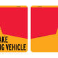 Do Not Overtake Turning Vehicle (Set) 300mm Reflective Sign - New Signs