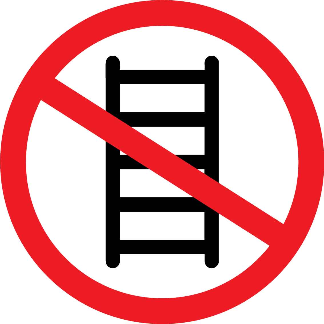 Do Not Use Ladder Decal - New Signs