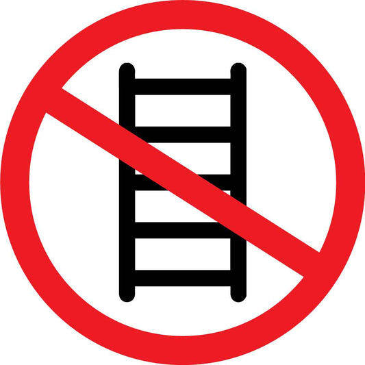Do Not Use Ladder Decal - New Signs