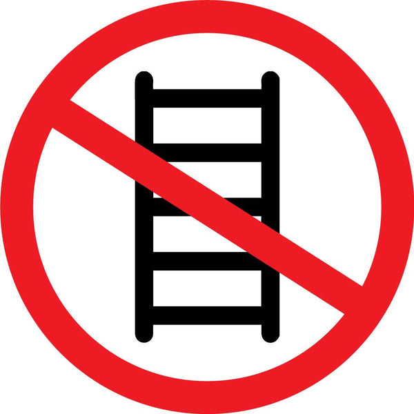 Do Not Use Ladder Decal – New Signs