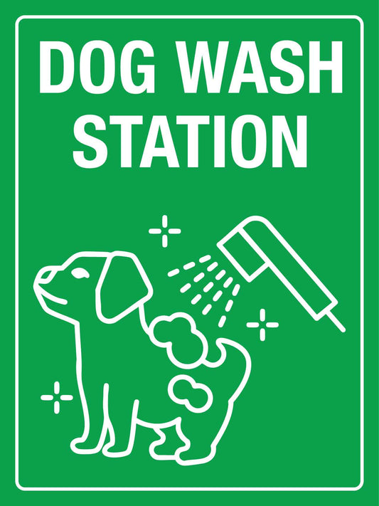 Dog Wash Station Sign - New Signs