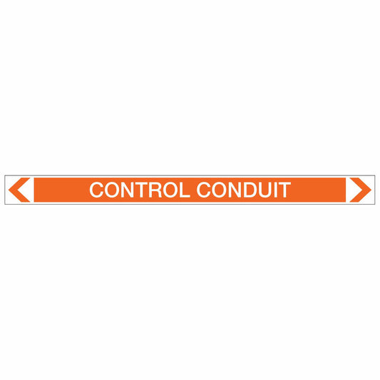 Electrical - Control Conduit - Pipe Marker Sticker - New Signs