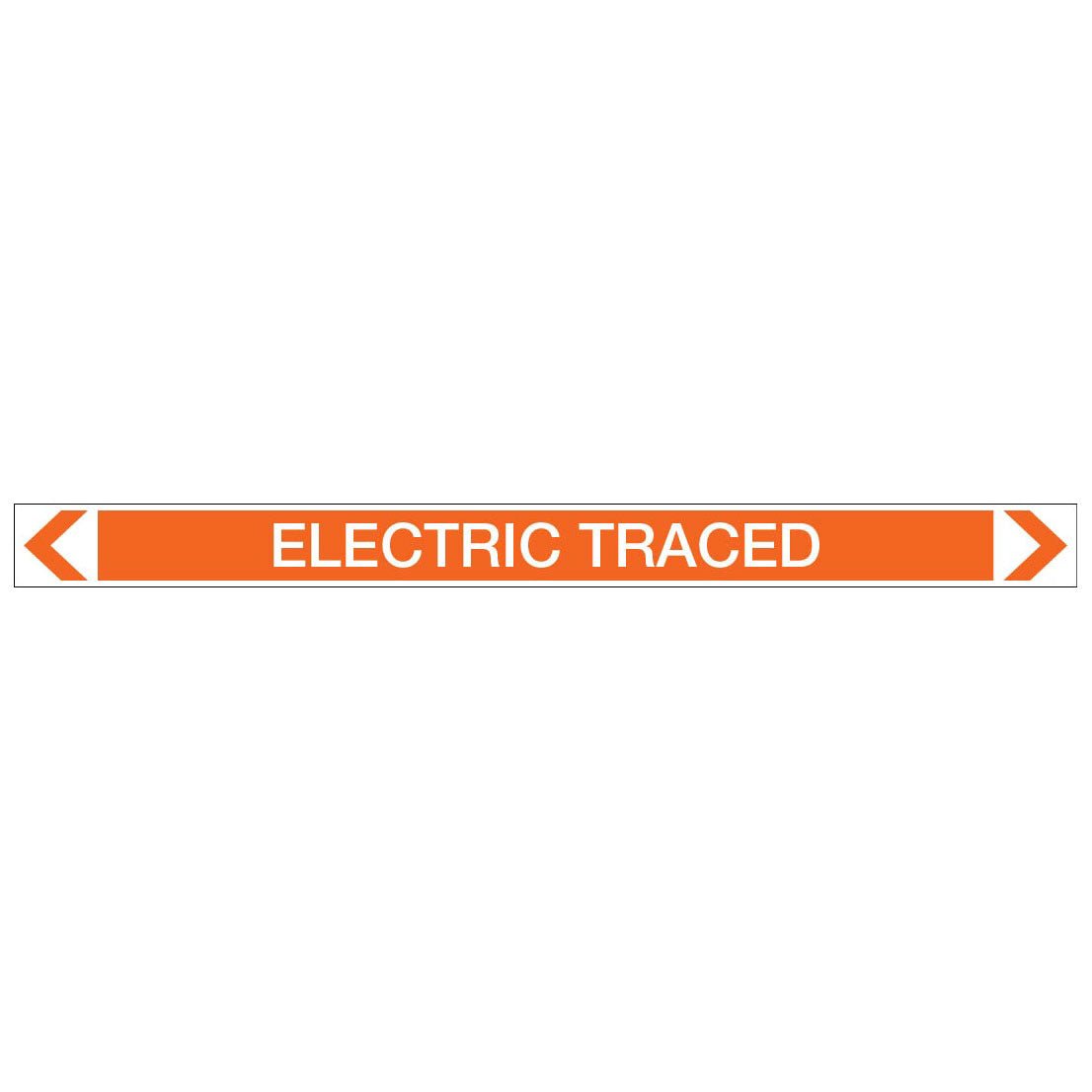 Electrical - Electric Traced - Pipe Marker Sticker - New Signs