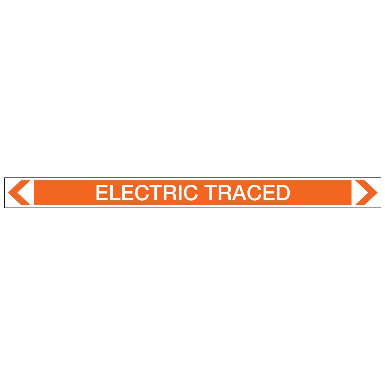 Electrical - Electric Traced - Pipe Marker Sticker - New Signs