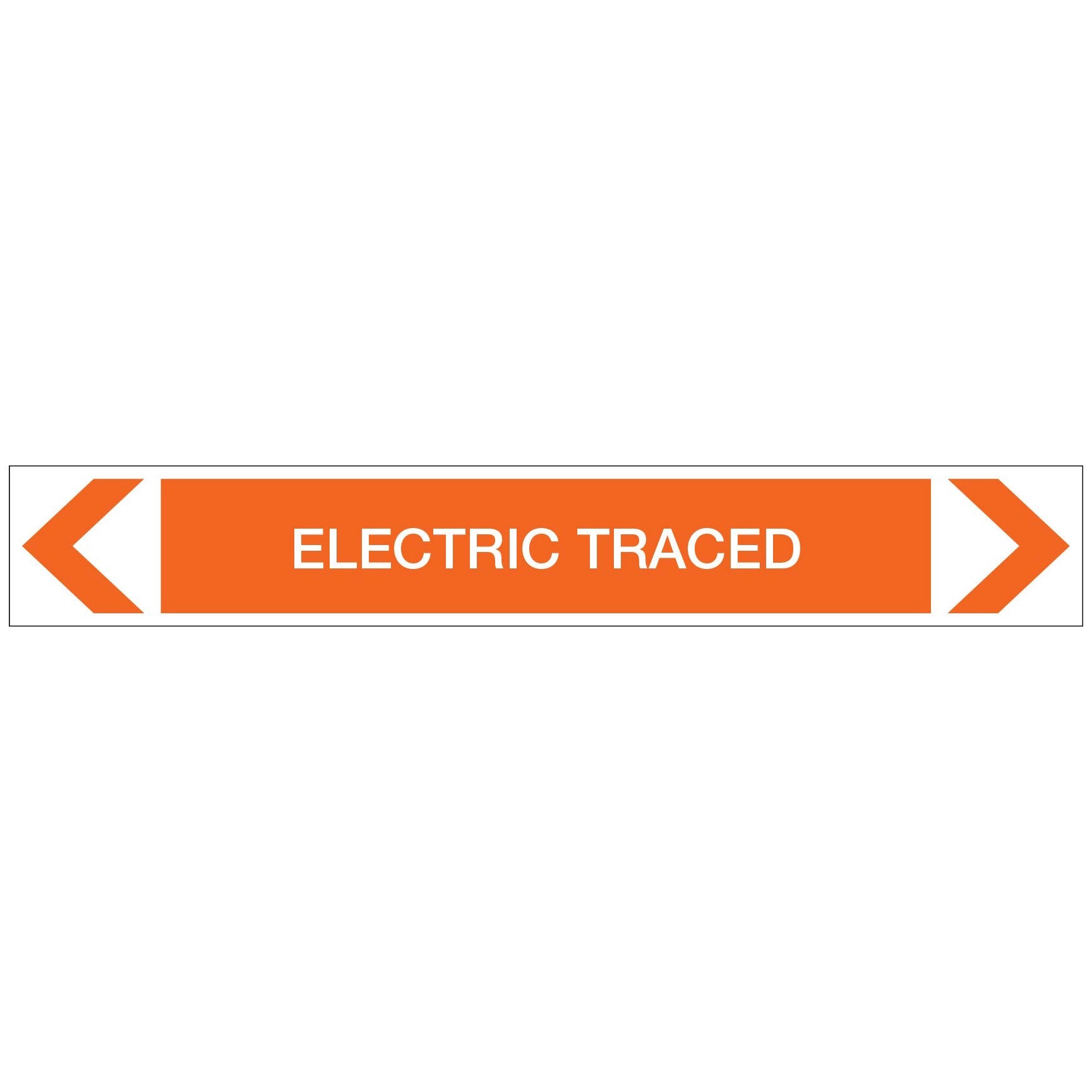 Electrical - Electric Traced - Pipe Marker Sticker - New Signs