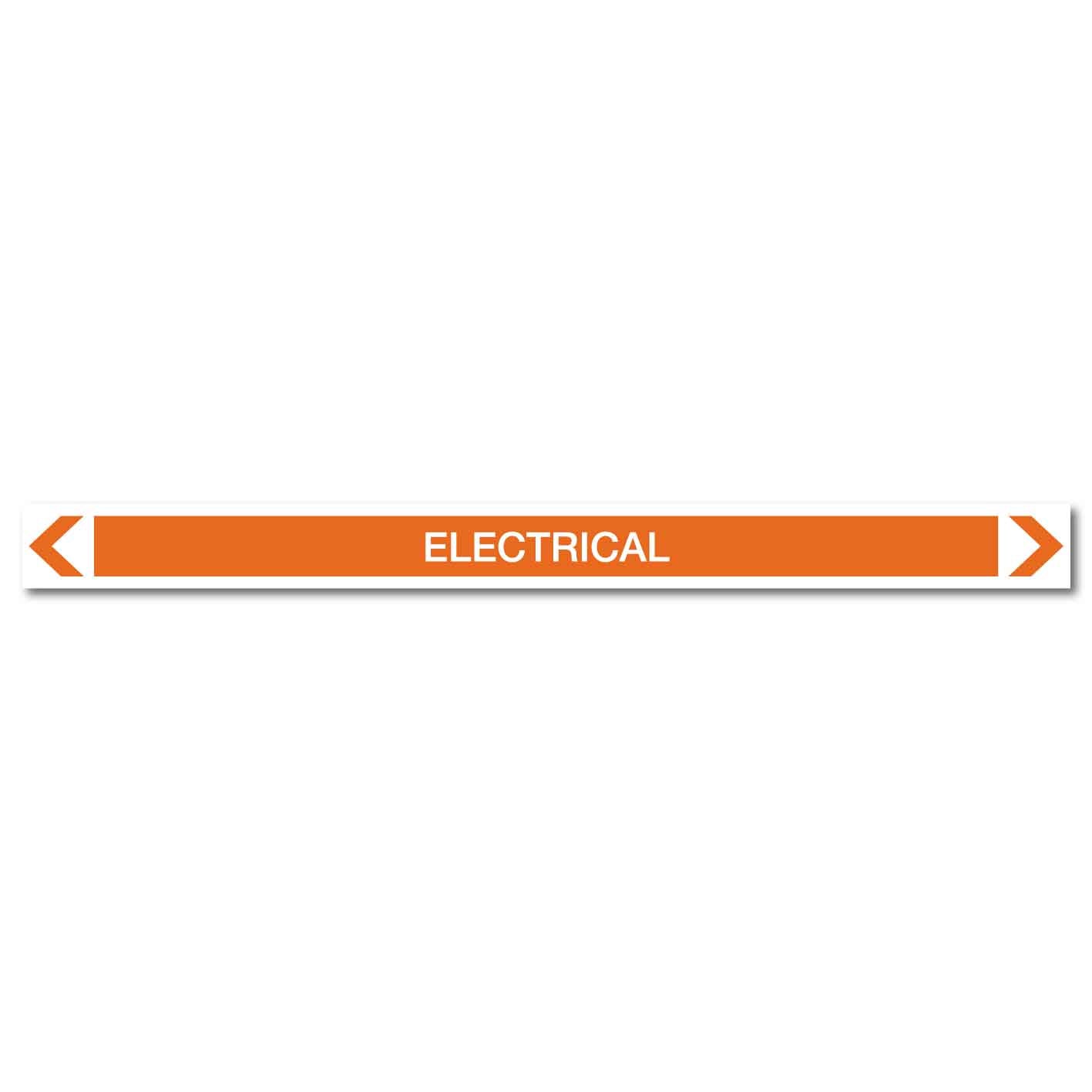 Electrical - Electrical - Pipe Marker Sticker - New Signs