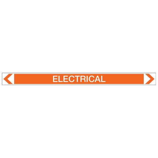 Electrical - Electrical - Pipe Marker Sticker - New Signs