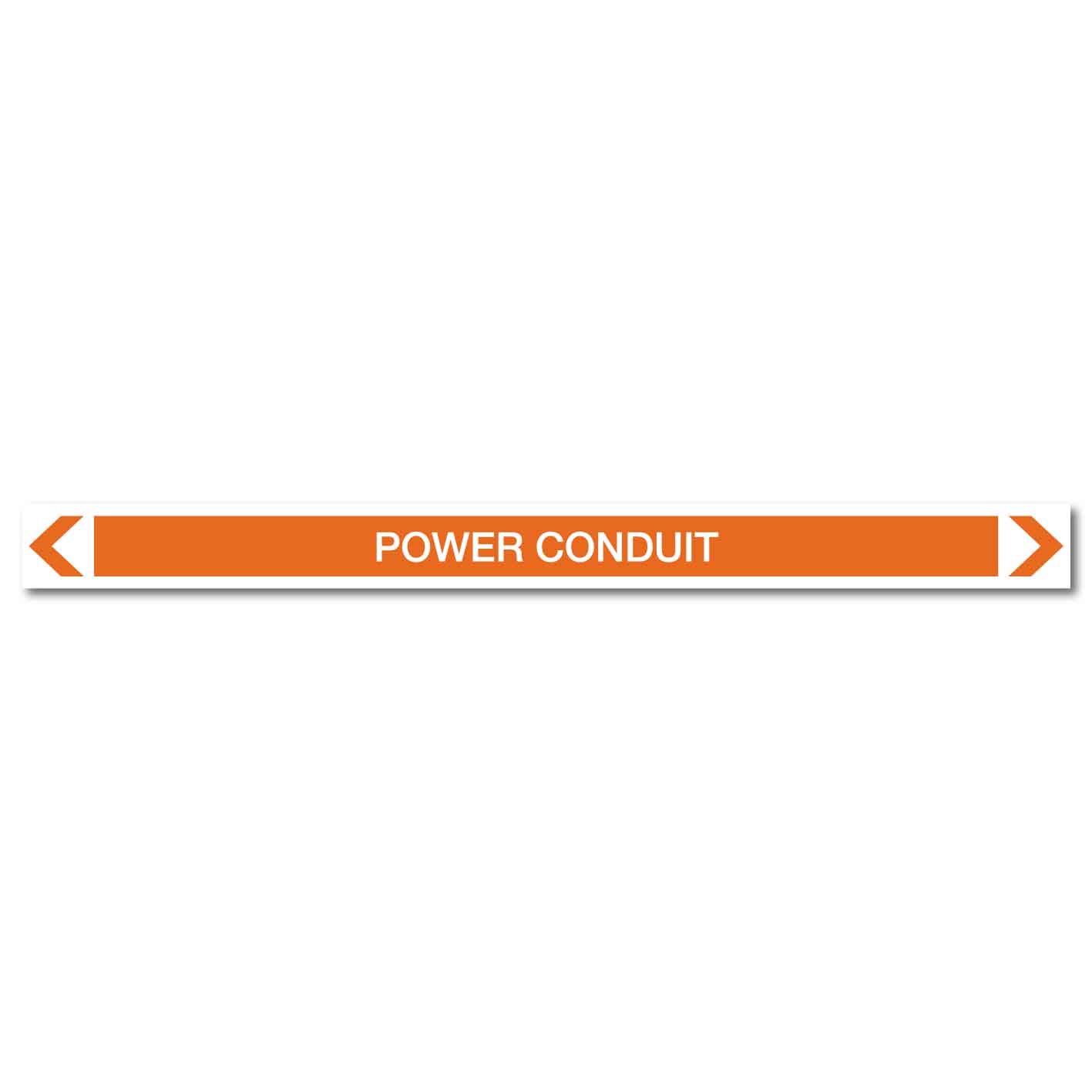 Electrical - Power Conduit - Pipe Marker Sticker - New Signs