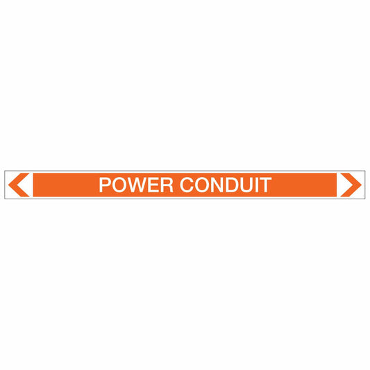 Electrical - Power Conduit - Pipe Marker Sticker - New Signs