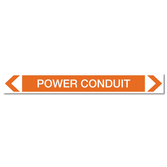 Electrical - Power Conduit - Pipe Marker Sticker - New Signs