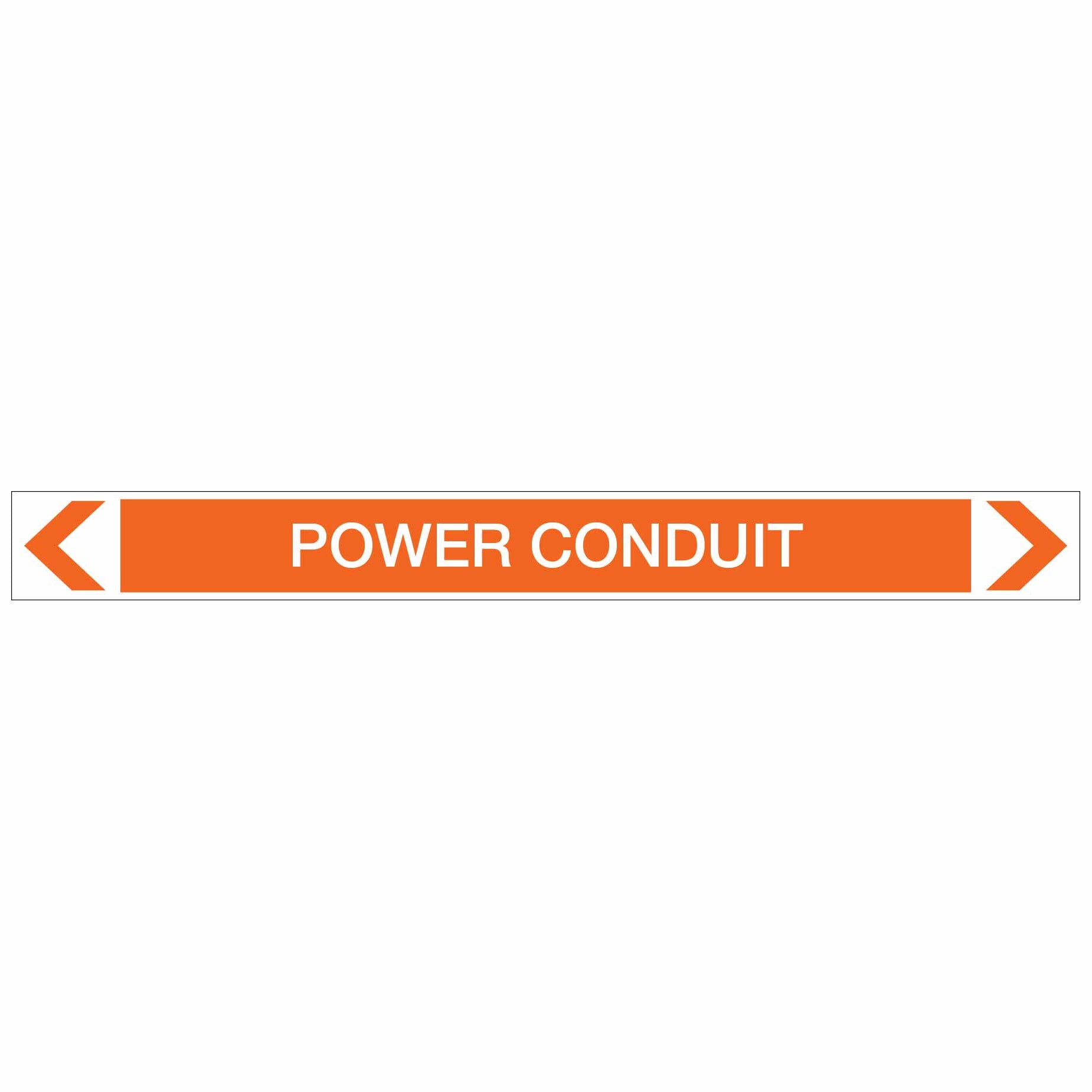 Electrical - Power Conduit - Pipe Marker Sticker - New Signs