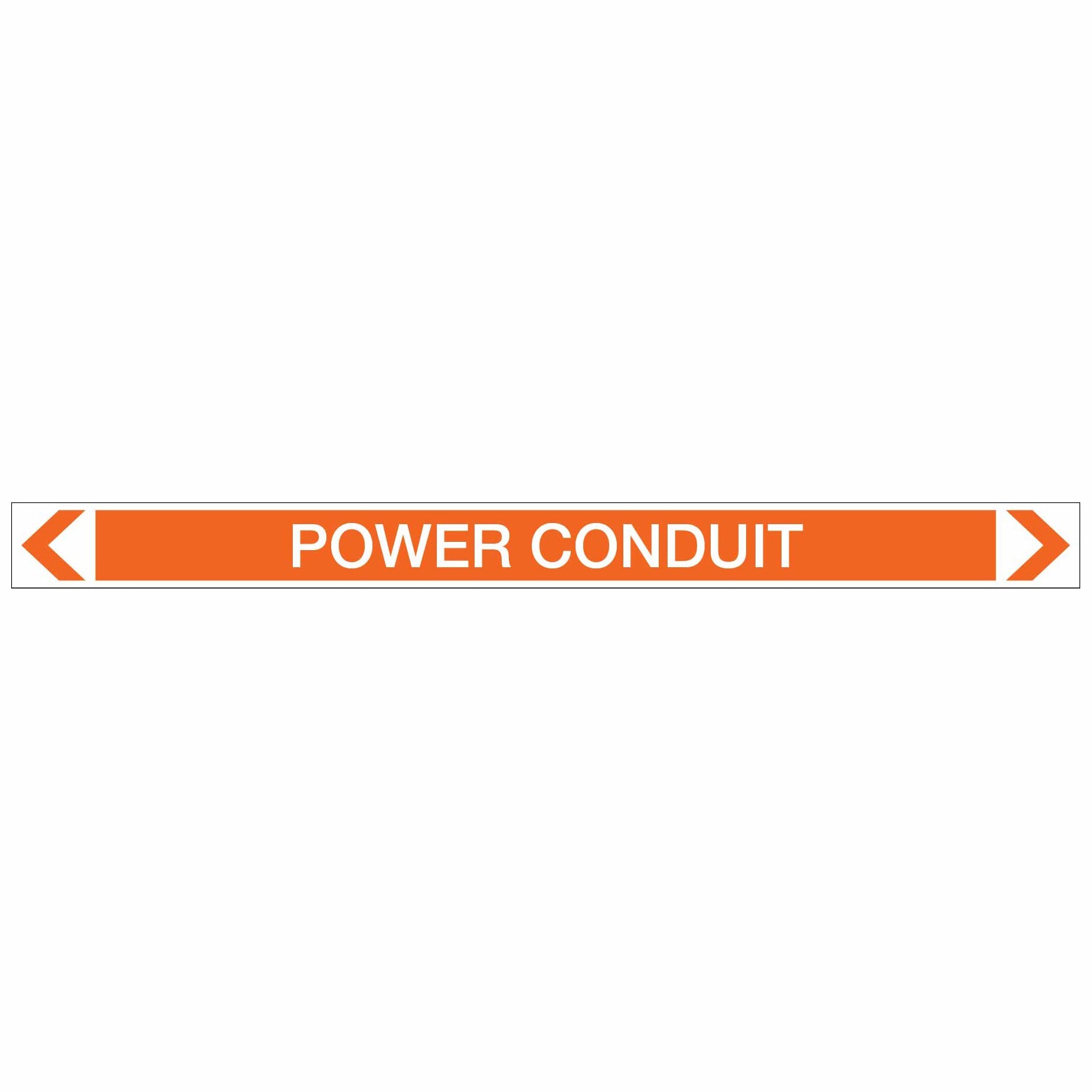 Electrical - Power Conduit - Pipe Marker Sticker - New Signs