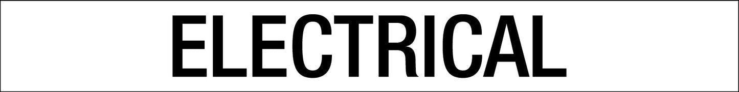 Electrical - Statutory Sign - New Signs