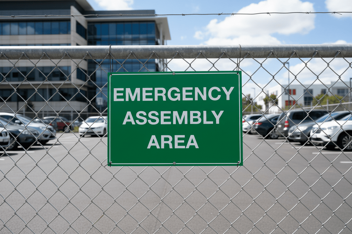 Emergency Assembly Area Sign - New Signs