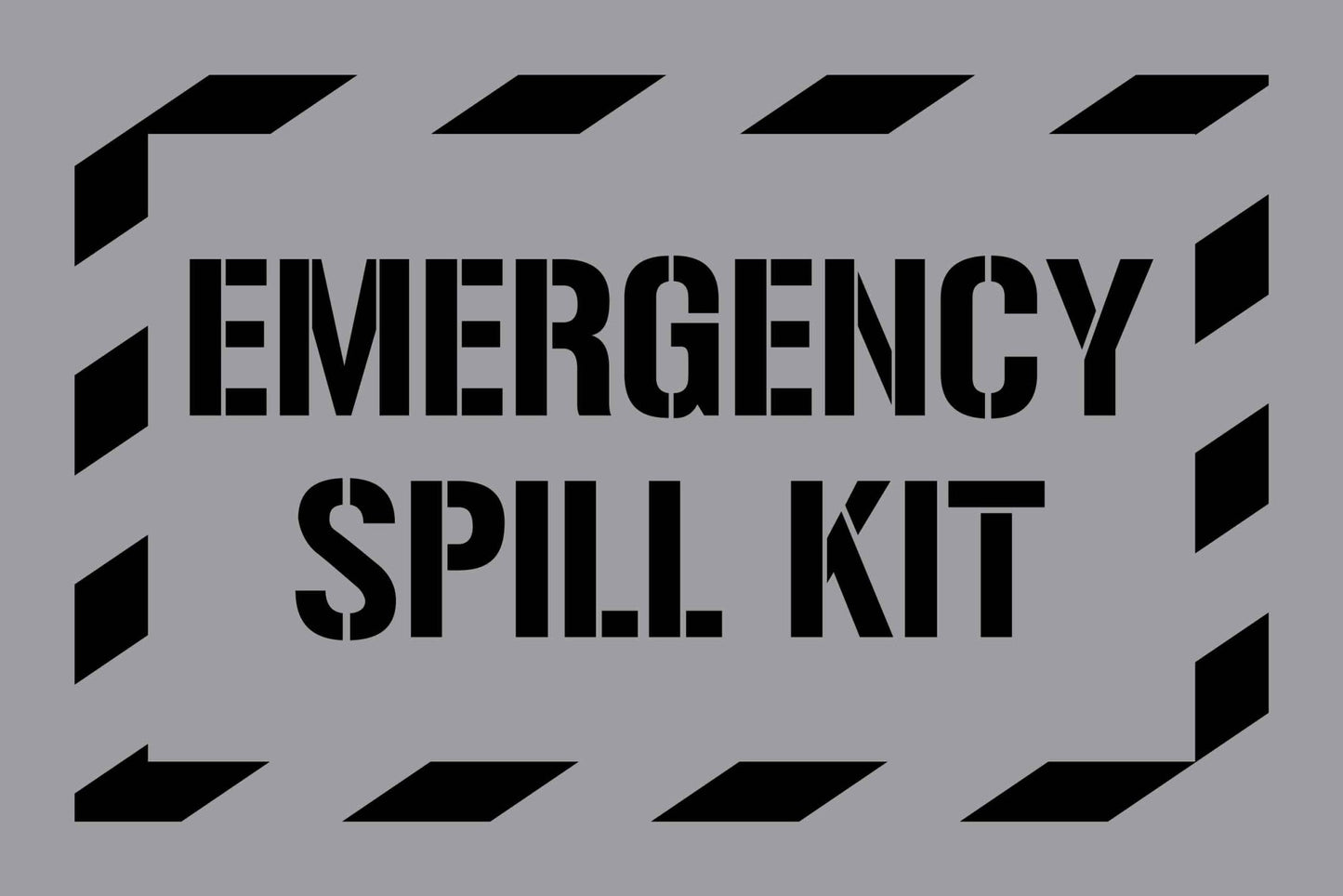 Emergency Spill Kit - Aluminium Composite Stencil - New Signs