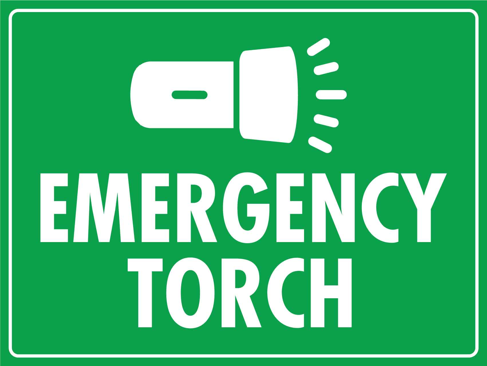 Emergency Torch Sign - New Signs